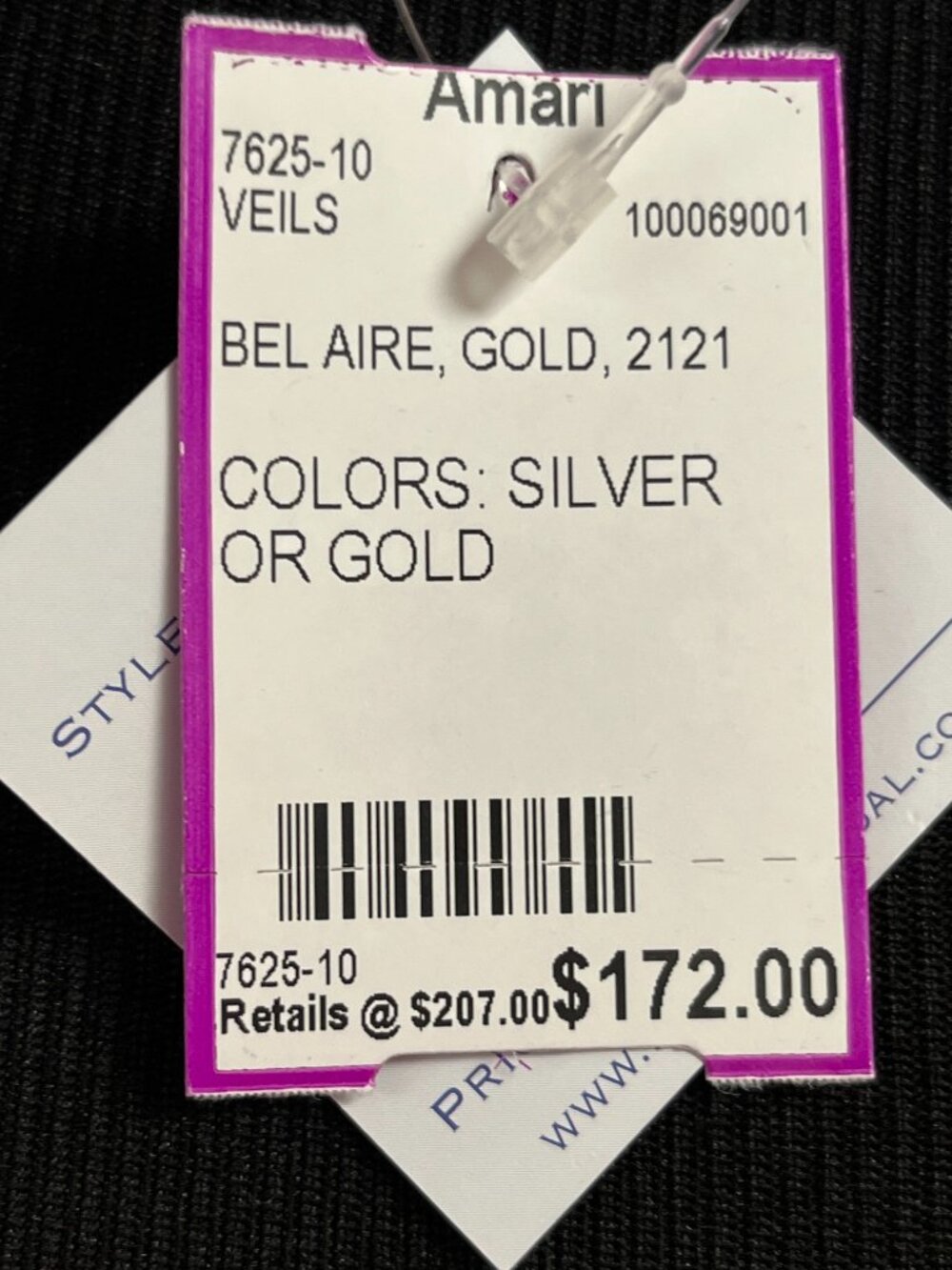 Bridal Headband Bel Aire 2121 Gold/Ivory NWT - Picture 6 of 6